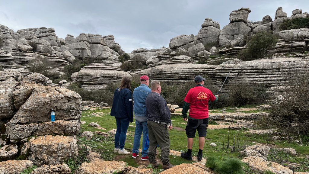 El Torcal de Antequera with our clients