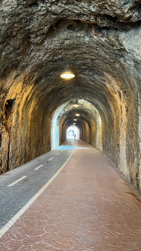 El Cantal old railway tunnel